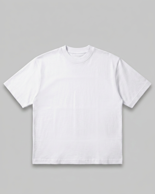 Polo Basico Oversize Fit Blanco