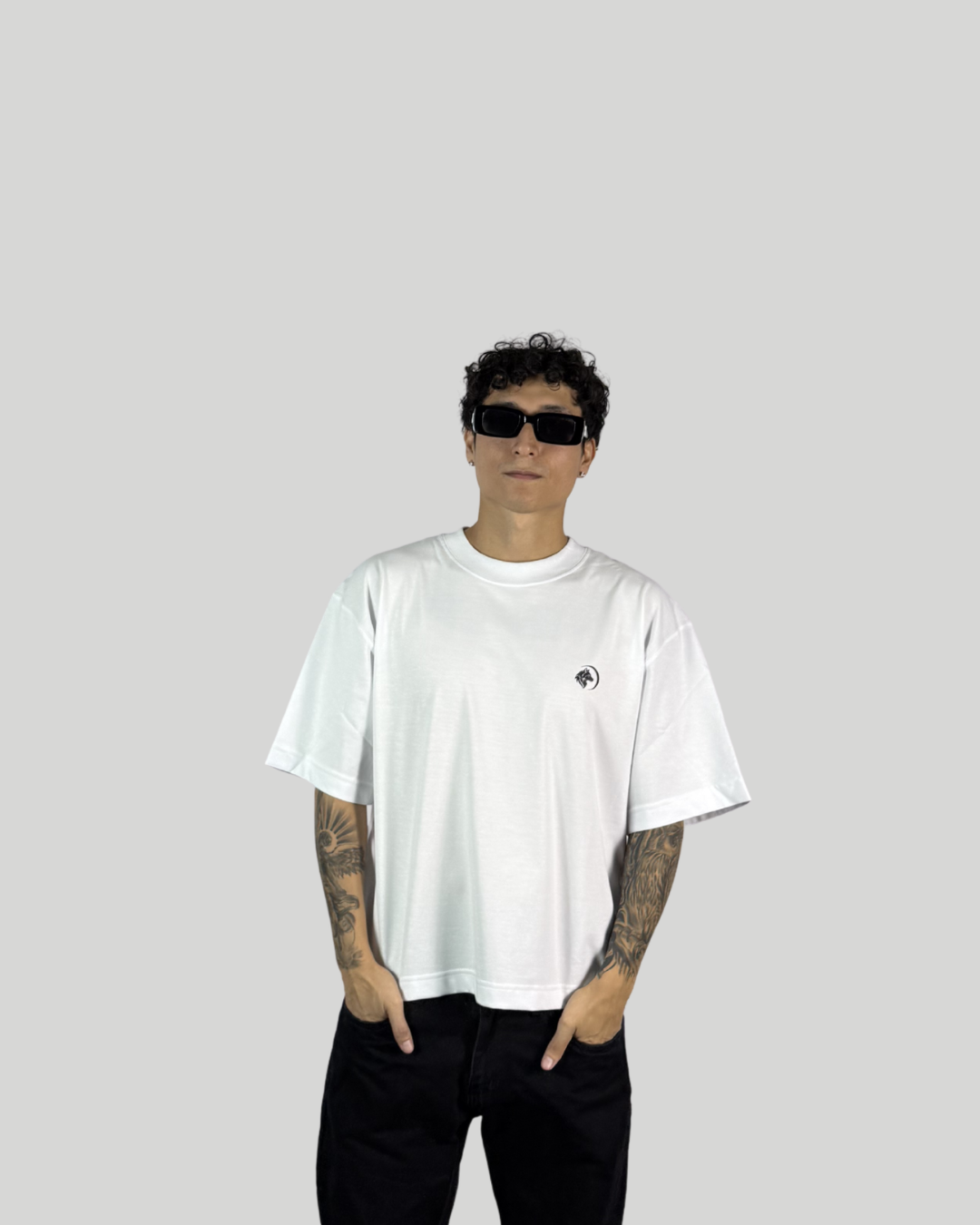 Polo Blanco Boxy Fit Loup Company