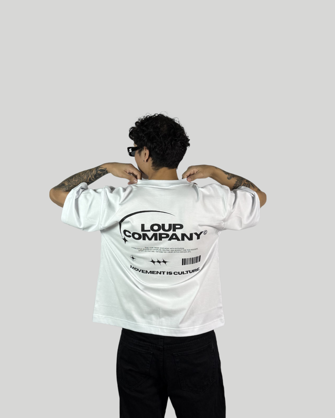 Polo Blanco Boxy Fit Loup Company