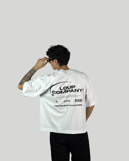 Polo Blanco Boxy Fit Loup Company