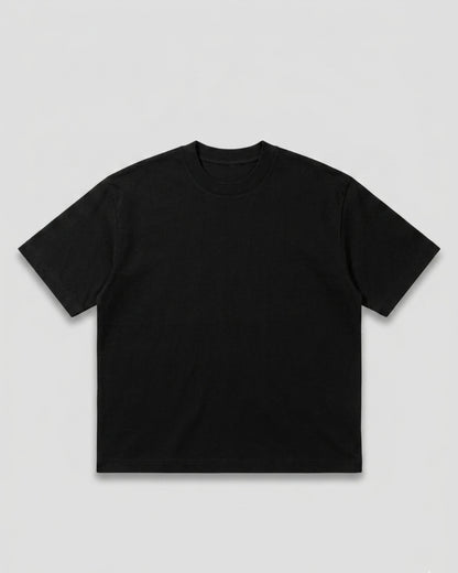 Polo Basico Boxy Fit Negro