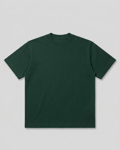 Polo Basico Oversize Fit Verde Botella