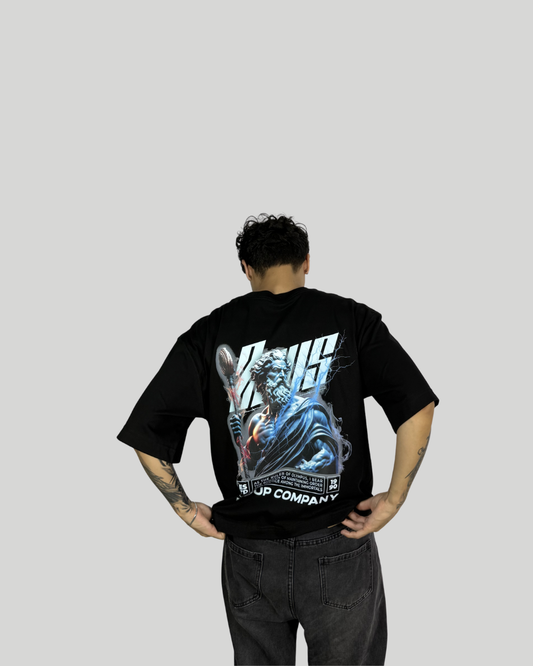 Polo Negro Oversize Fit Zeus